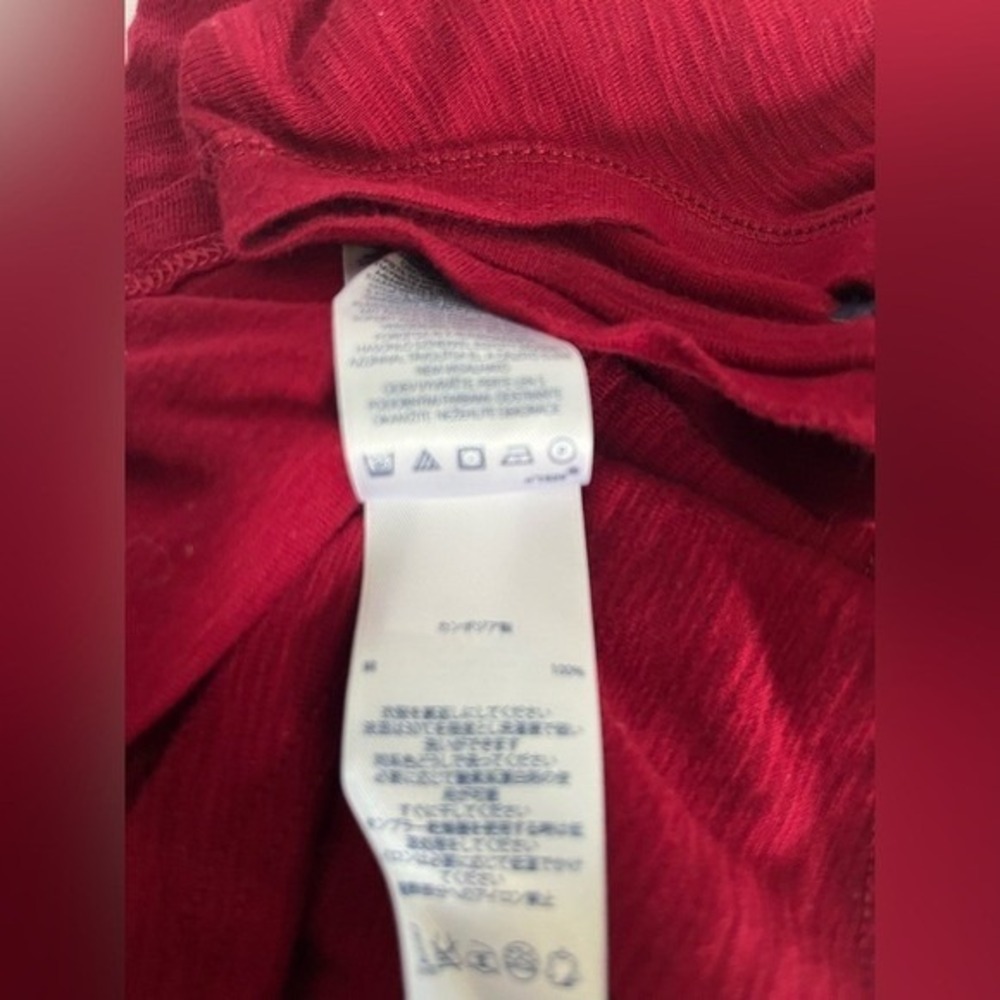 CHAPS Red Waffle Knit Henley Top 3XL Cabincore - Picture 7 of 7